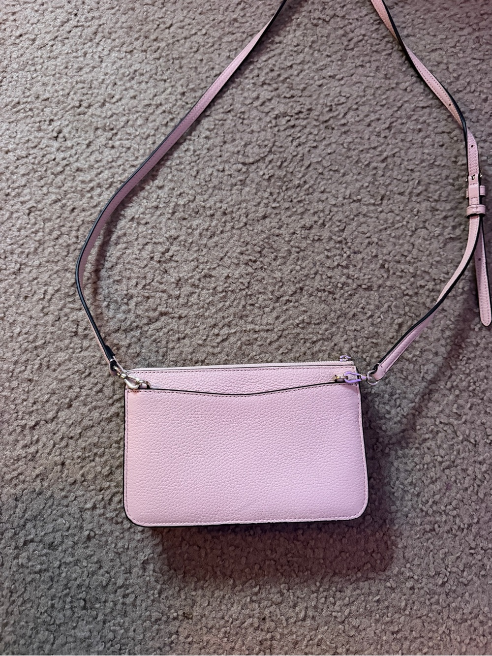 kate spade Light Pink Leather Crossbody Bag with Adjustable Strap - Picture 5 of 8
